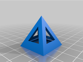 pirámide pintura 3d print model - Mito3D