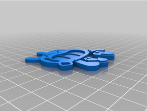 Darwin Schlüsselbund Kaugummi 3d print model - Mito3D