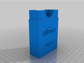 malvagio malefico carta scatola personalizzato 3d print model - Mito3D