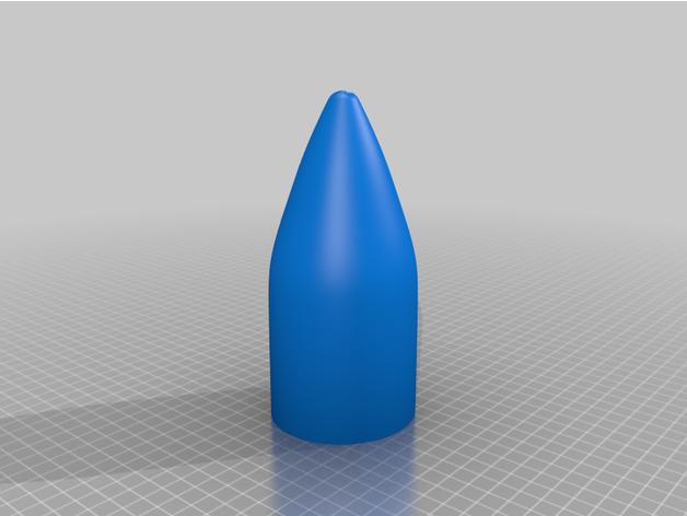 electrón nariz cono modelo cohete laboratorio 3D print model - Mito3D