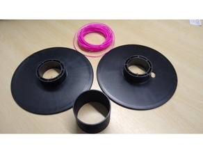 filament spool coupler tube fitting 3d print model - Mito3D
