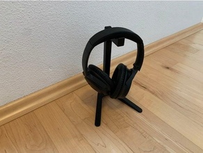 headphone stand hanger holder headset kopfhoererhalter 3d print model - Mito3D