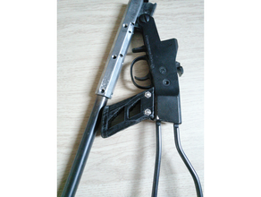 mini extremo tejón pistola apretón comodidad arma 3d print model - Mito3D