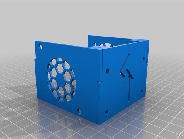 anycubic i3 mega hotend copertina guaina 3D print model - Mito3D