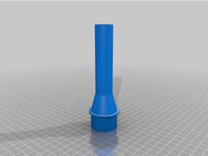 23 32mm vacuum hose adapter customized 3d print model - Mito3D