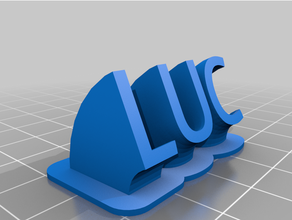 luc customized 3d print model - Mito3D