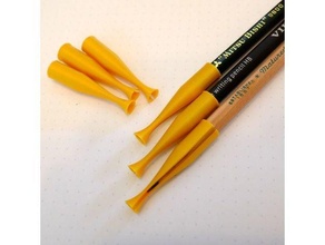 longue point crayon casquette 3d print model - Mito3D