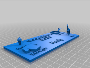 Cousinfest Logo 4 3d print model - Mito3D