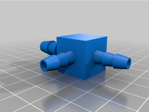 personalizado tubo manguera conector generator2 3d print model - Mito3D