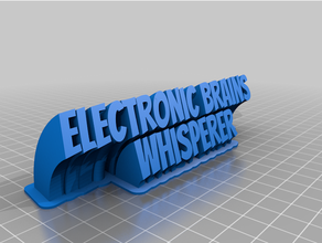 électronique cerveaux chuchoteur personnalisé 3d print model - Mito3D