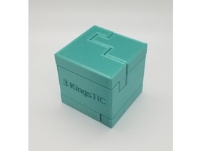 3 regale ad incastro cubo puzzle 3d print model - Mito3D