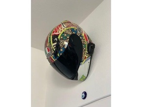 motorcycle helmet jacket hanger 3d print model - Mito3D