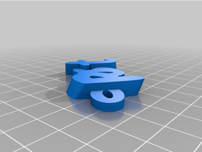Post angepasst 3d print model - Mito3D