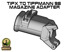tippmann tipx 98 mag adapter magfed paintball 3d print model - Mito3D