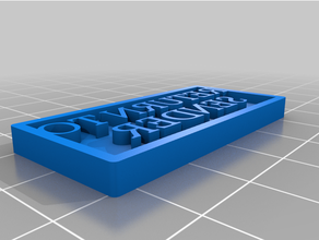 regreso remitente sello frontera personalizado 3d print model - Mito3D