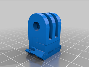 gopro picatinny montar paintball carril 3d print model - Mito3D