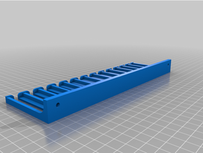 lab banana cable holder customized 3d print model - Mito3D