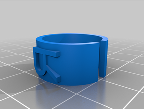 customized custom cup clip 3d print model - Mito3D