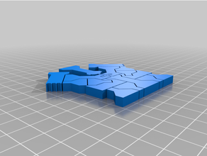 personalizado entrelazado ajedrez piezas 3d print model - Mito3D