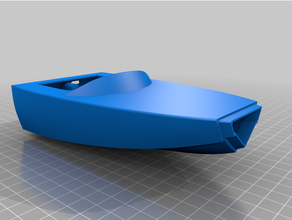 3drc jet tekne v2 rc parçalar araba Su sürücü pompa 3d print model - Mito3D