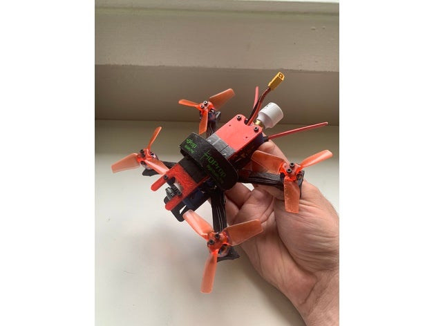 130mm quadcopter 1105 1106 quadro Armação fpv mini 3D print model - Mito3D