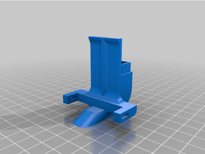 arvores azul ar duto ventilador ventilação canais Caracol 3d print model - Mito3D