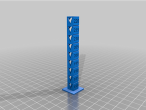temperatura calibración torre pla personalizado 3d print model - Mito3D