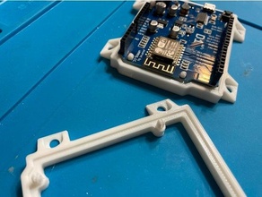 arduino wemos d1 mounting frame 3d print model - Mito3D