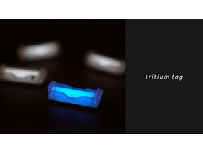 tritium tag case 3d print model - Mito3D
