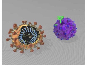 learn more corona virus zdf - tv 3d print model - Mito3D