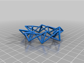 piramids bracelet customized 3d print model - Mito3D