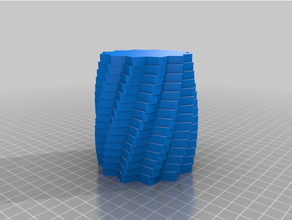 Star Vase angepasst 3d print model - Mito3D