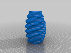 divided vase customized 3d print model - Mito3D