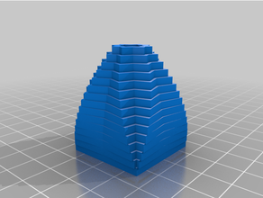 Star Vase angepasst 3d print model - Mito3D