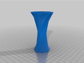 torcido vaso 2 personalizado 3d print model - Mito3D