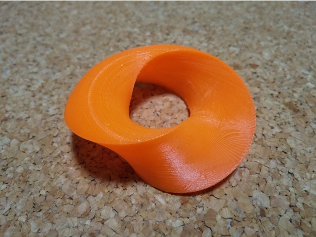 torus ring math mathematics art mobius strip 3D print model - Mito3D