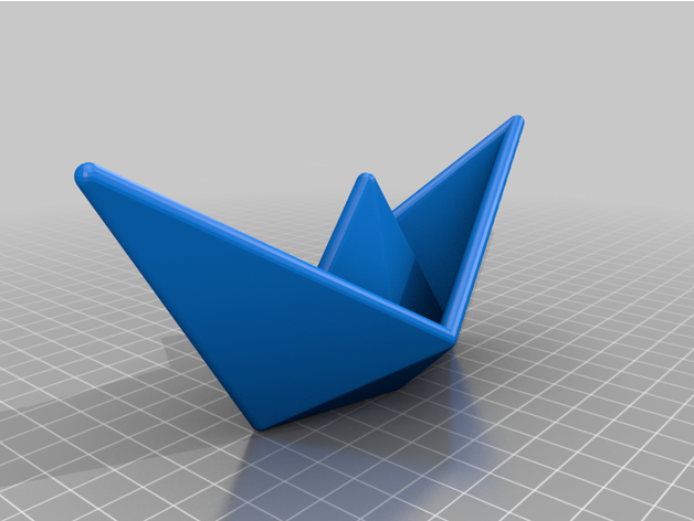 personalizado origami navio 3D print model - Mito3D