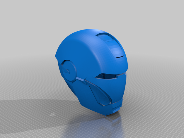iron-man helmet 3D print model - Mito3D