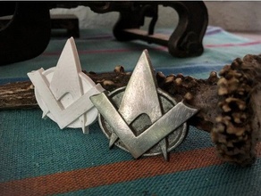 masons aboard - badge freemason freemasonry masonic starfleet startrek 3d print model - Mito3D