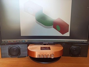 soundbar pc tenere controllo lautsprecher mpcnc Samsung suono amplificatore 3d print model - Mito3D