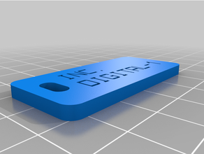 dahil digital 1 özelleştirilmiş 3d print model - Mito3D