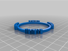 doce cerâmica anel personalizado 3d print model - Mito3D