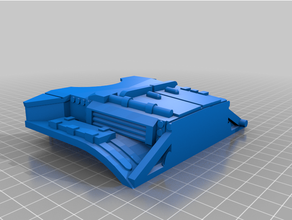 rc light tank mk vii tetrarch 1 20 scale model base split small printbed 3d print model - Mito3D