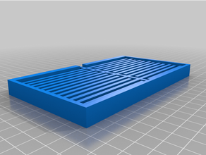 Sharkoon t3 v cubierta carcasa funda 2 ranuras aire filtrar escritorio rgb espacio 3d print model - Mito3D