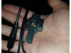 tiny single lever morse key 9mm utility knife blade ham radio 3d print model - Mito3D