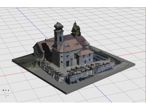 3d Scan klein bayerisch Kirche 3d print model - Mito3D