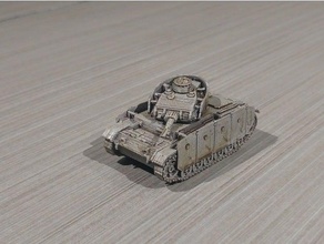 Panzer iii Schurzen fácil impressão 3d print model - Mito3D
