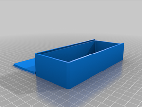 personalizado paramétrico caja corredizo tapa 3d print model - Mito3D