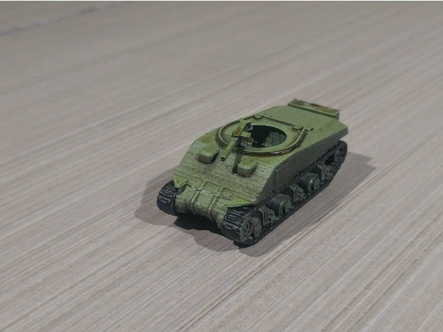 m4 Sherman canguro apc fácil impresión 3D print model - Mito3D