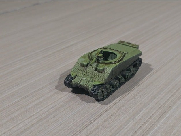 m4 Sherman canguro apc facile Stampa 3D print model - Mito3D